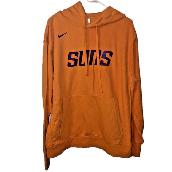 Nike Phoenix Suns Orange with Purple Embroidery Hoodie - Picture 2 of 5